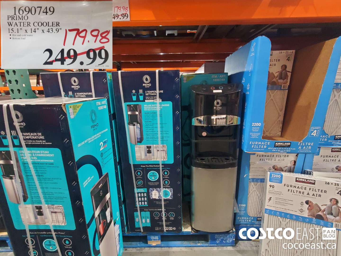 1690749 PRIMO WATER COOLER 15.1