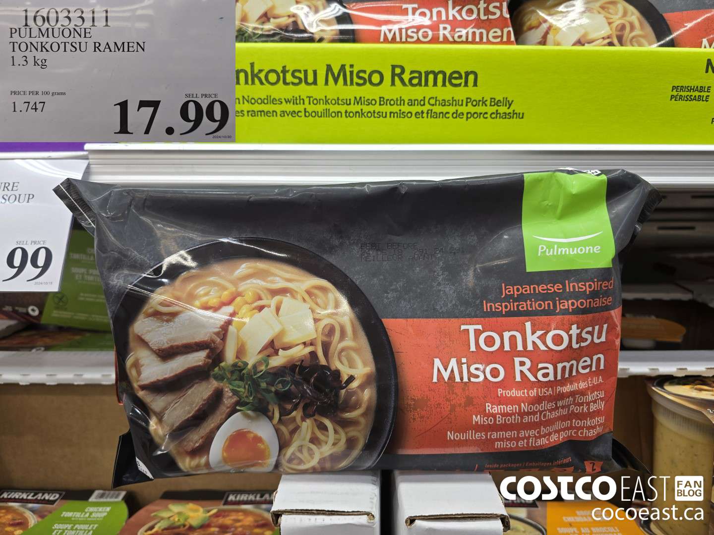 1603311 PULMUONE TONKOTSU RAMEN 1.3 kg $17.99
