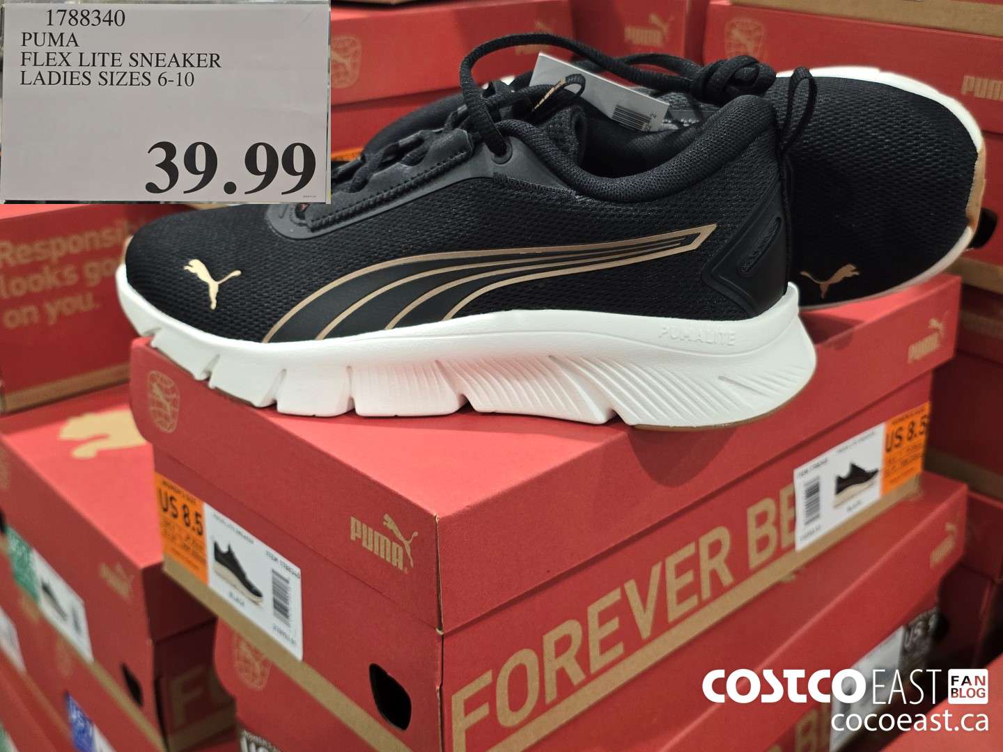 1788340 PUMA FLEX LITE SNEAKER LADIES SIZES 6-10 $39.99