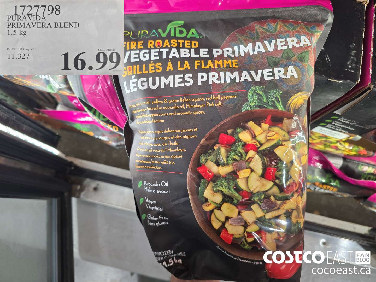 1727798 PURAVIDA VEG PRIMAVERA BLEND 1.5 kg $16.99