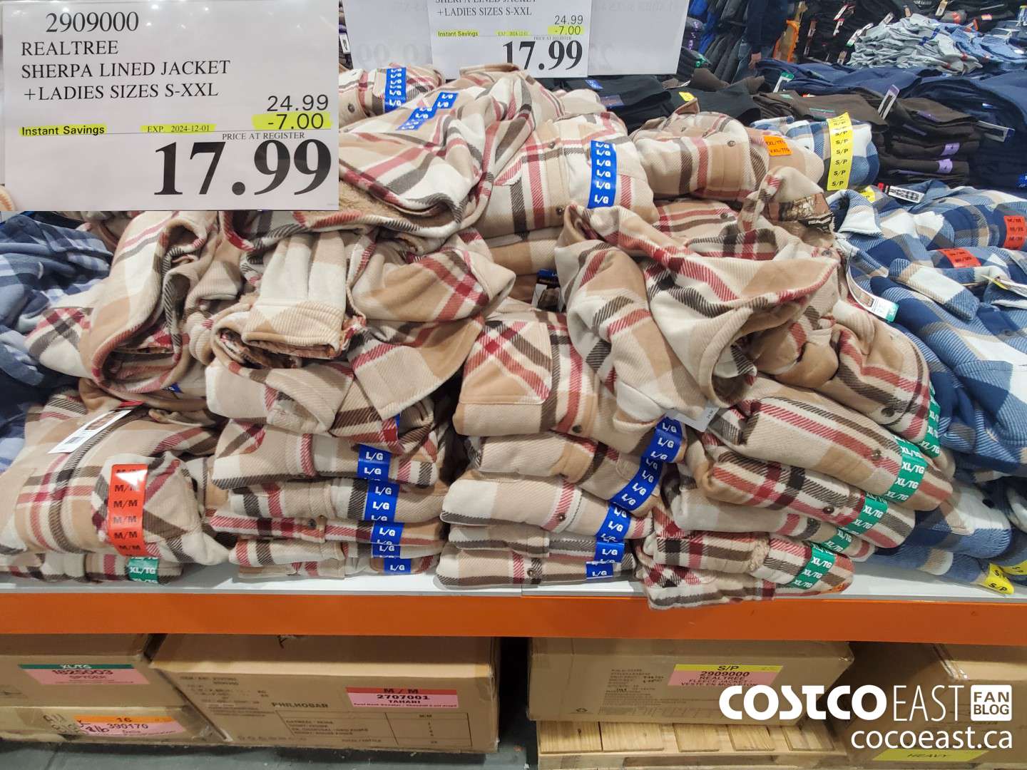 2909000 REALTREE SHERPA LINED JACKET + LADIES SIZES S-XXL ($7.00 INSTANT SAVINGS EXPIRES ON 2024-12-01) $17.99