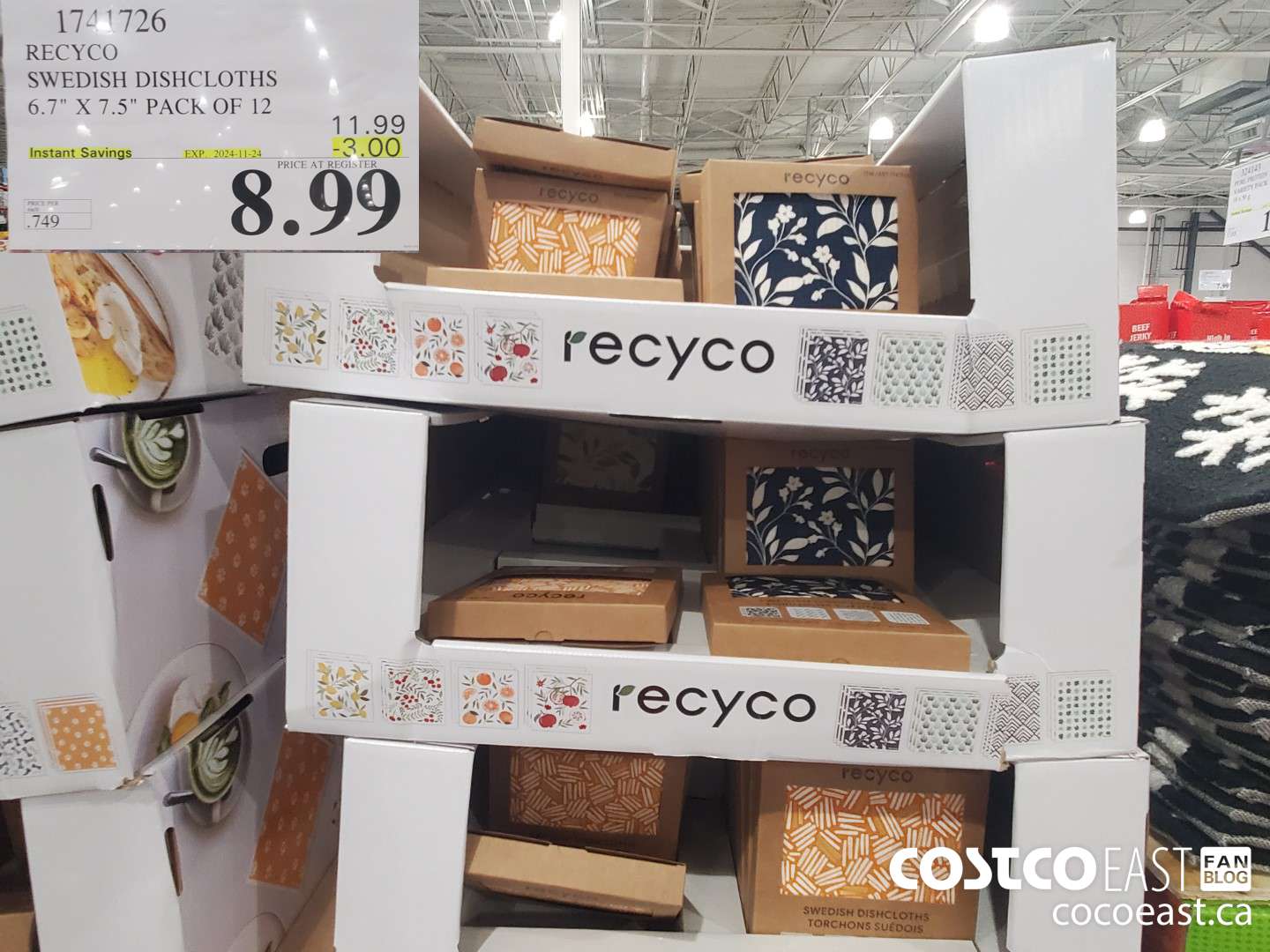 1741726 RECYCO SWEDISH DISHCLOTH 6.7