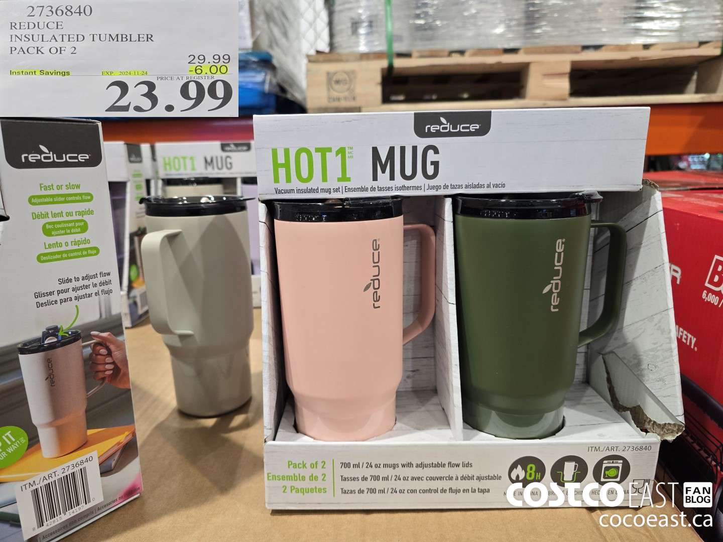 2736840 REDUCE INSULATED TUMBLER PACK OF 2 ($6.00 INSTANT SAVINGS EXPIRES ON 2024-11-24) $23.99