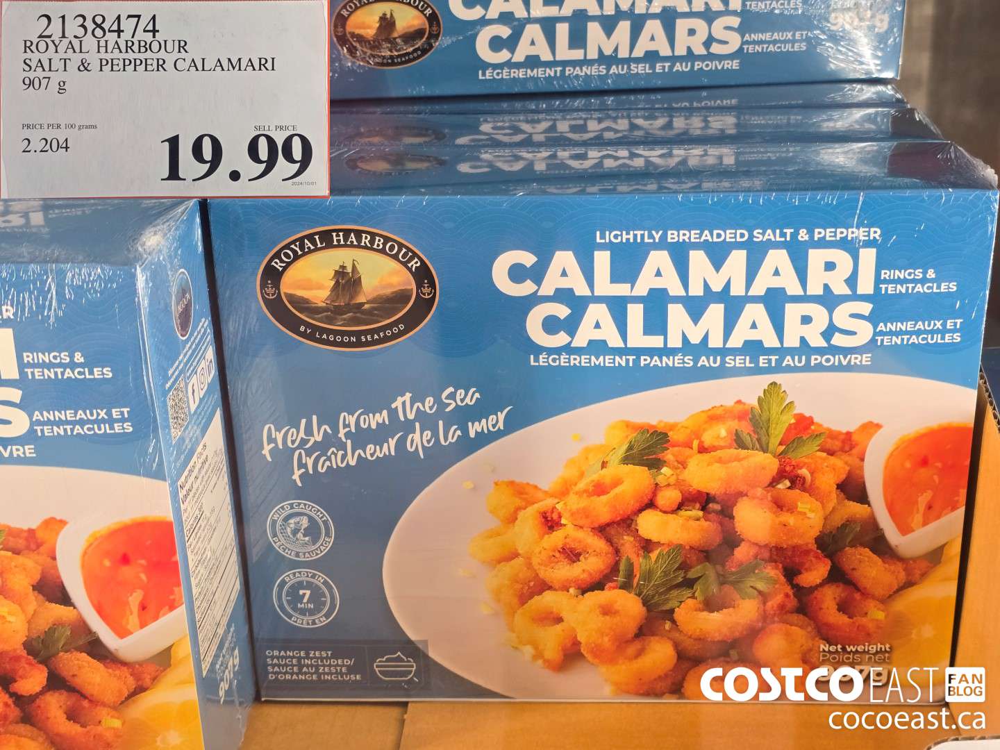 2138474 ROYAL HARBOUR SALT & PEPPER CALAMARI 907 g $19.99