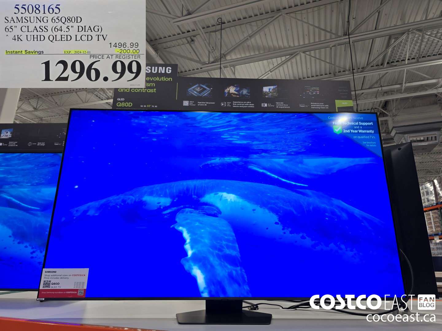 5508165 SAMSUNG 65Q80D 65