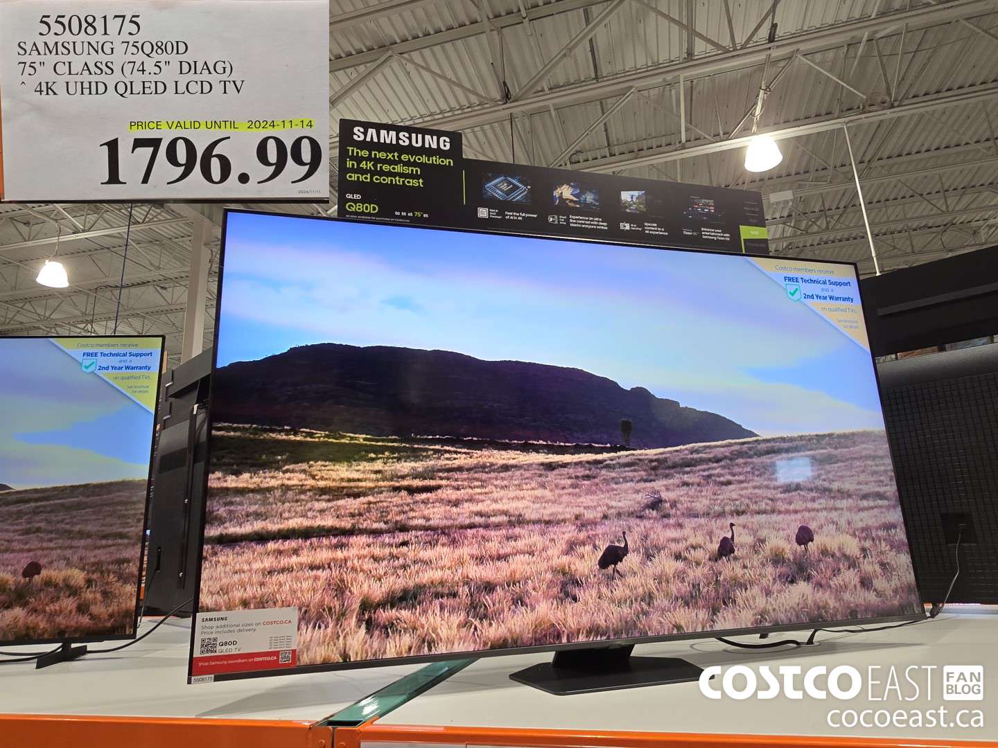 5508175 SAMSUNG 75Q80D 75