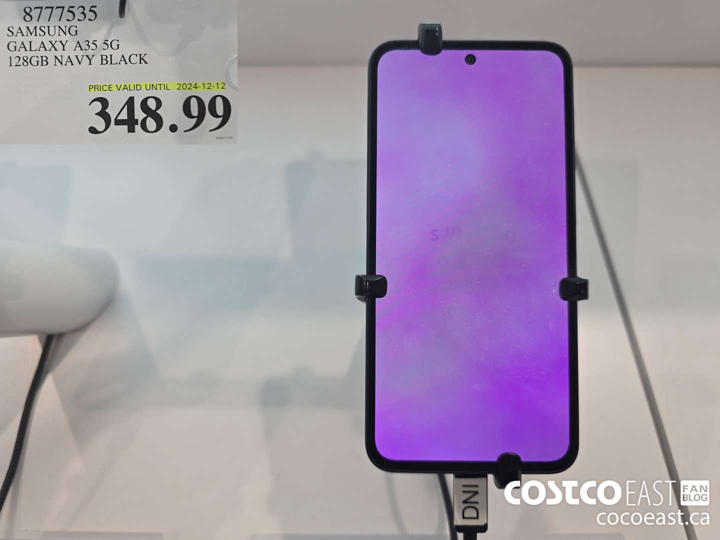 8777535 SAMSUNG GALAXY A35 5G 128GB NAVY BLACK $348.99