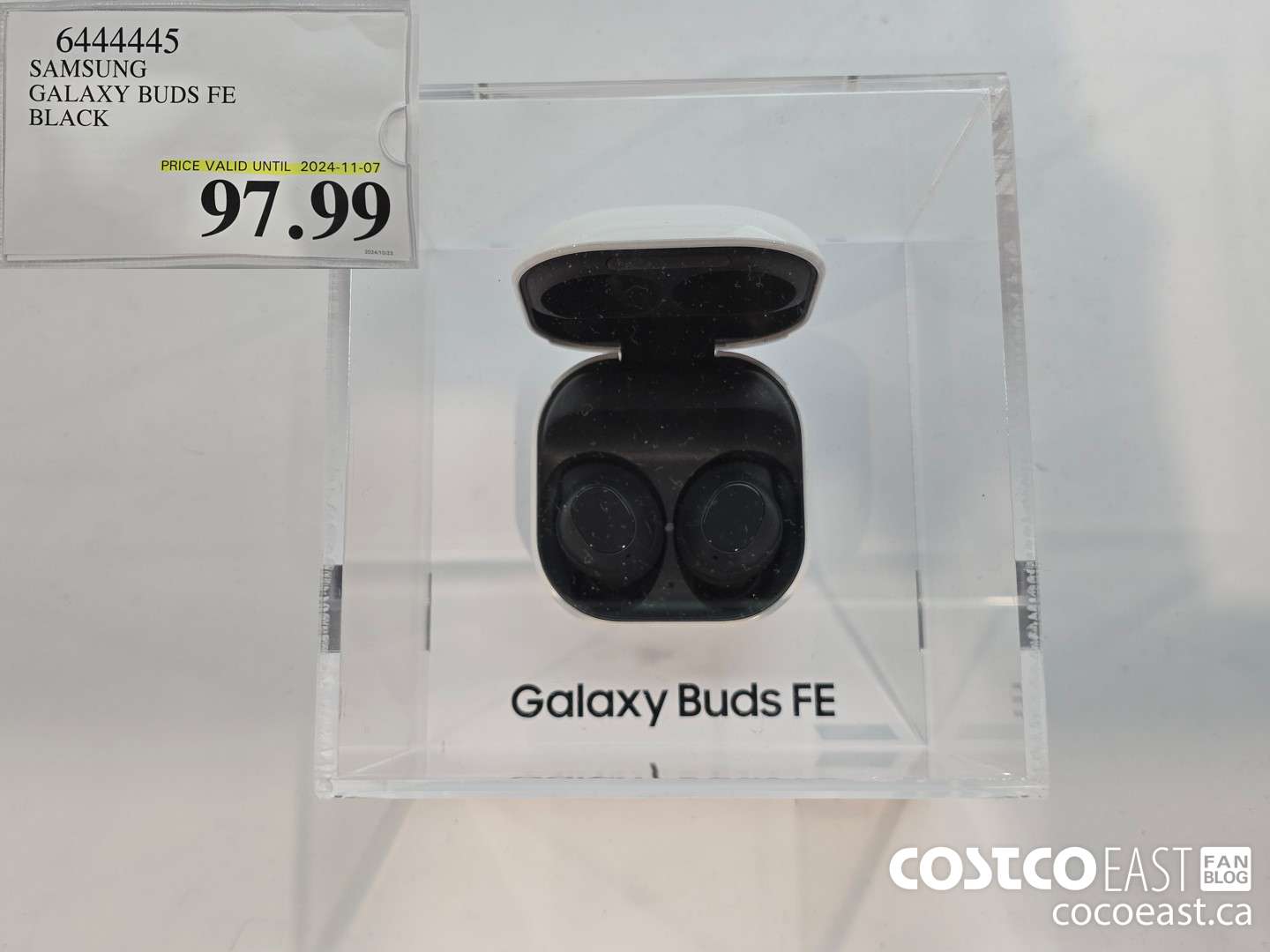 6444445 SAMSUNG GALAXY BUDS FE BLACK $97.99