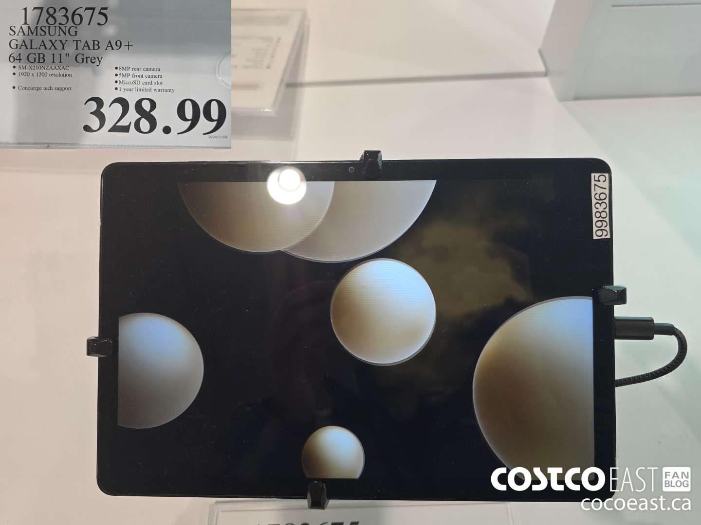 1783675 SAMSUNG GALAXY TAB A9+ 64GB 11