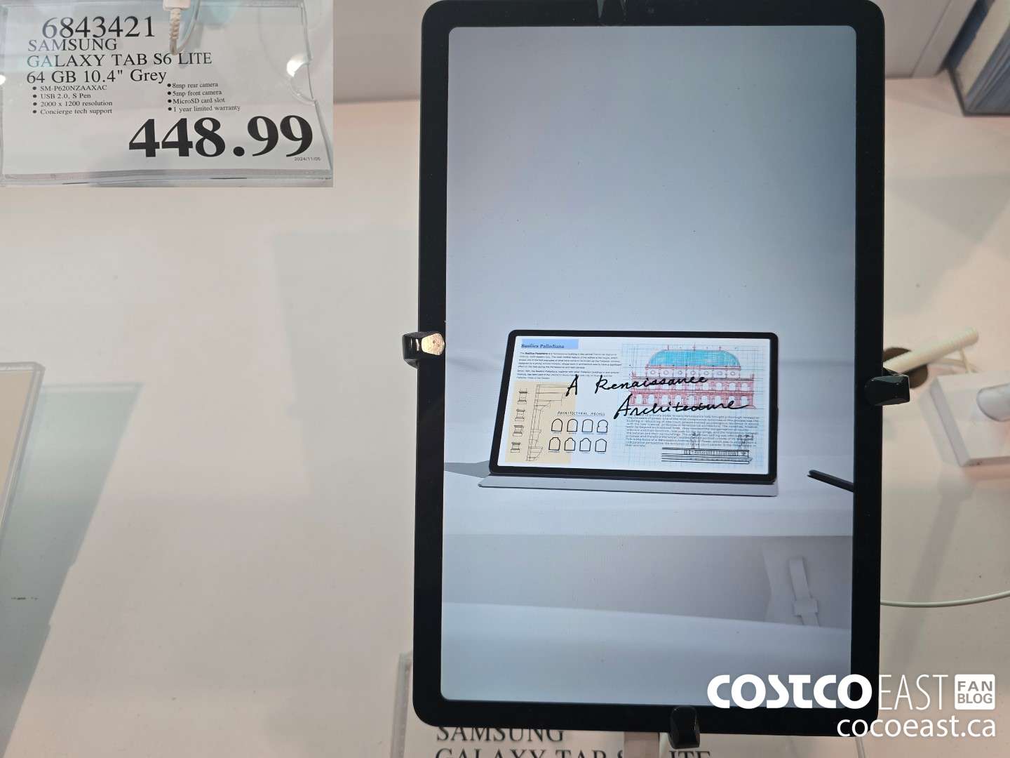 6843421 SAMSUNG GALAXY TAB S6 LITE 64GB 10.4