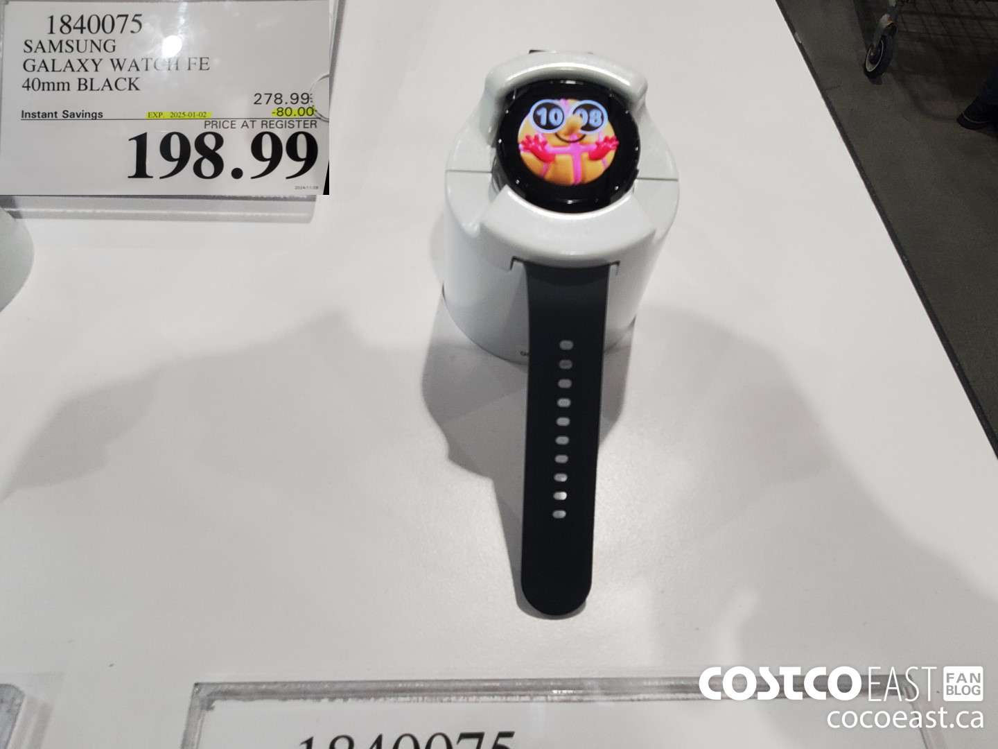 1840075 SAMSUNG GALAXY WATCH FE 40mm Black $278.99