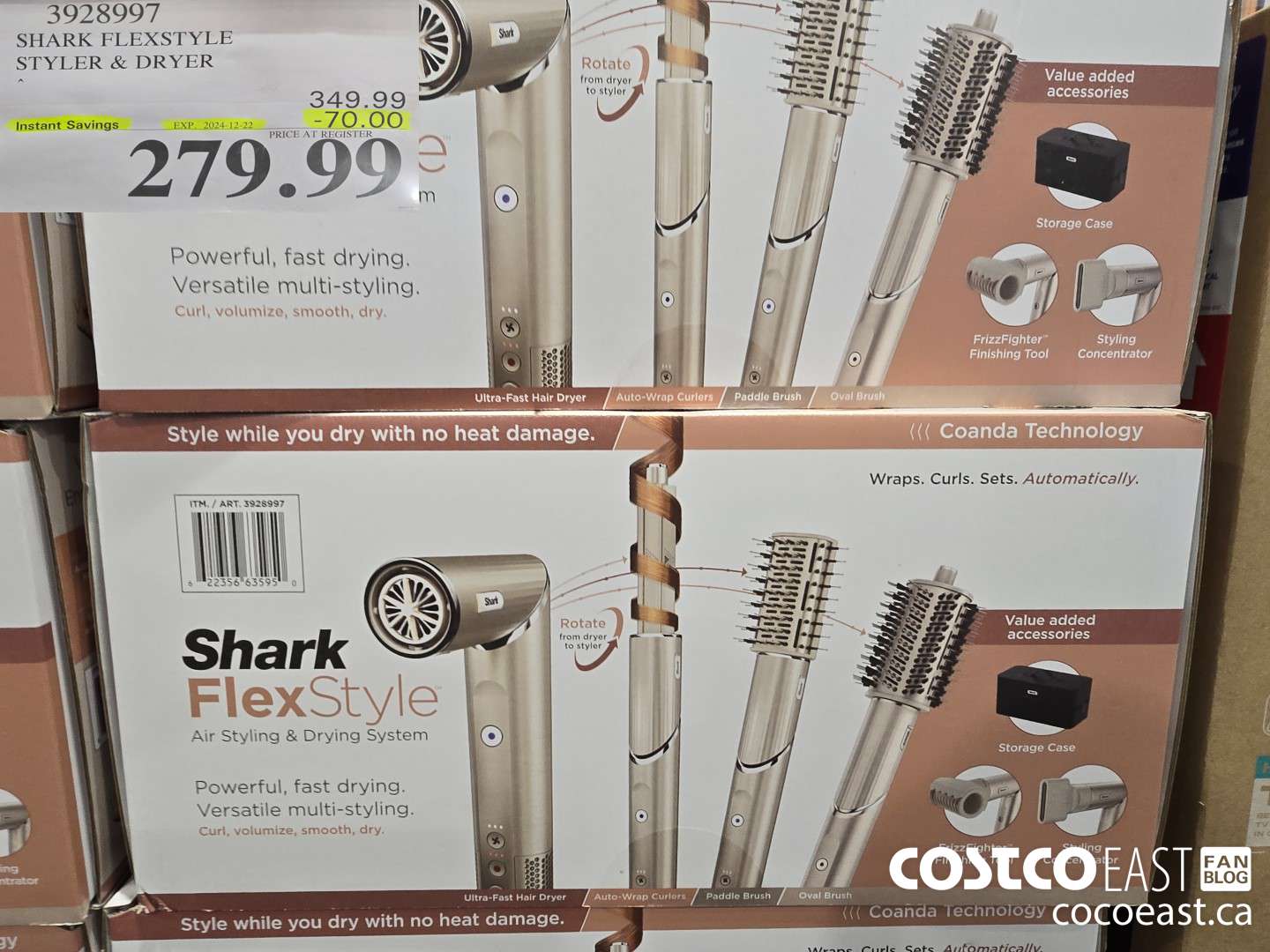 3928997 SHARK FLEXSTYLE STYLER & DRYER 11-03 ($70.00 INSTANT SAVINGS EXPIRES ON 2024-12-22) $279.99