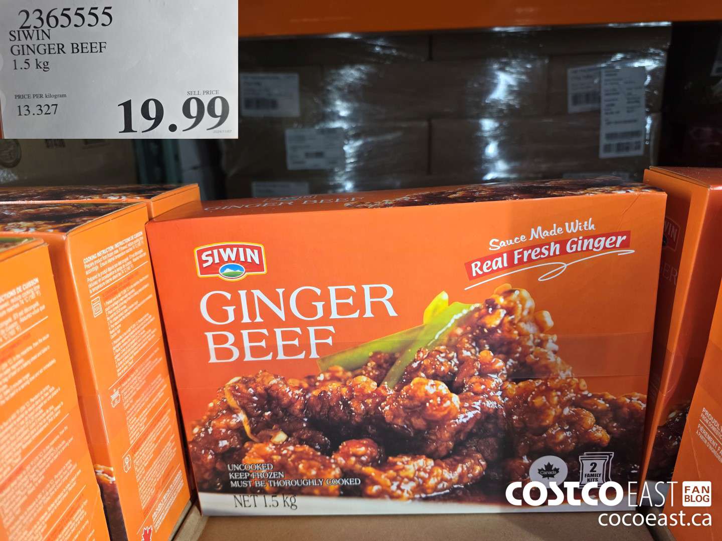 2365555 SIWIN GINGER BEEF 1.5 KG $19.99