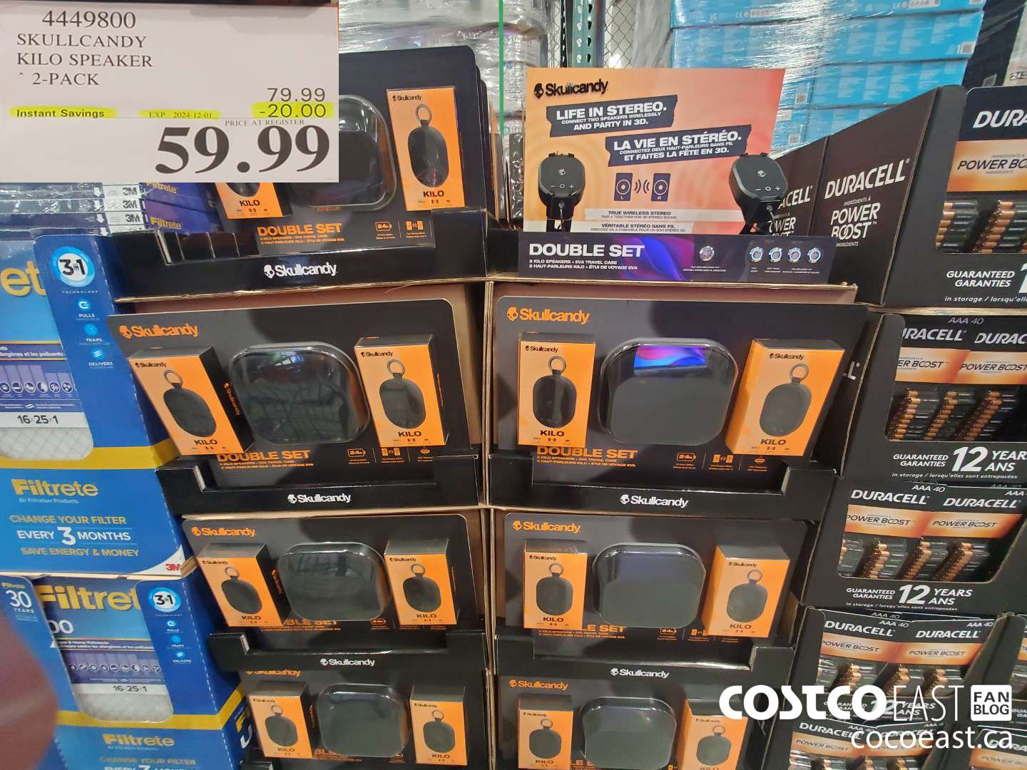 4449800 SKULLCANDY KILO SPEAKER 2-PACK ($20.00 INSTANT SAVINGS EXPIRES ON 2024-12-01) $59.99