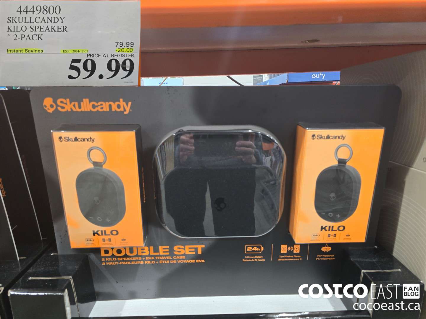 4449800 SKULLCANDY KILO SPEAKER 2-PACK ($20.00 INSTANT SAVINGS EXPIRES ON 2024-12-01) $59.99