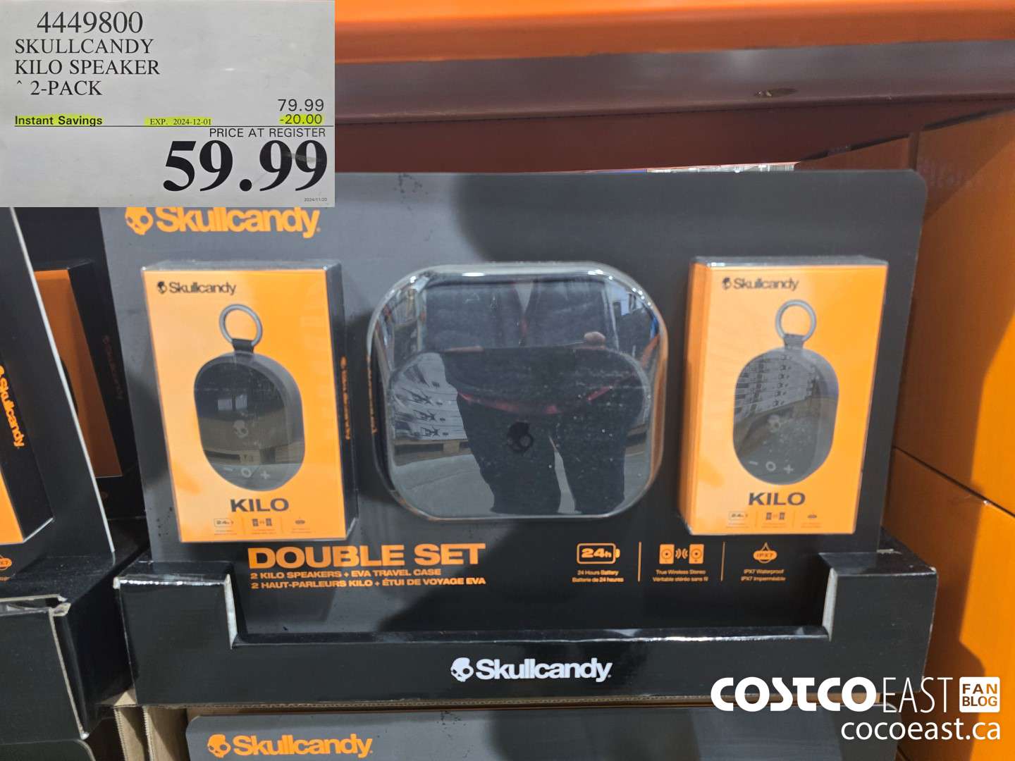 4449800 SKULLCANDY KILO SPEAKER 2-PACK ($20.00 INSTANT SAVINGS EXPIRES ON 2024-12-01) $59.99
