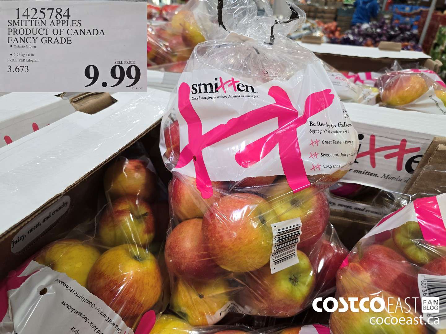 1425784 SMITTEN APPLES PRODUCT OF CANADA FANCY GRADE $9.99