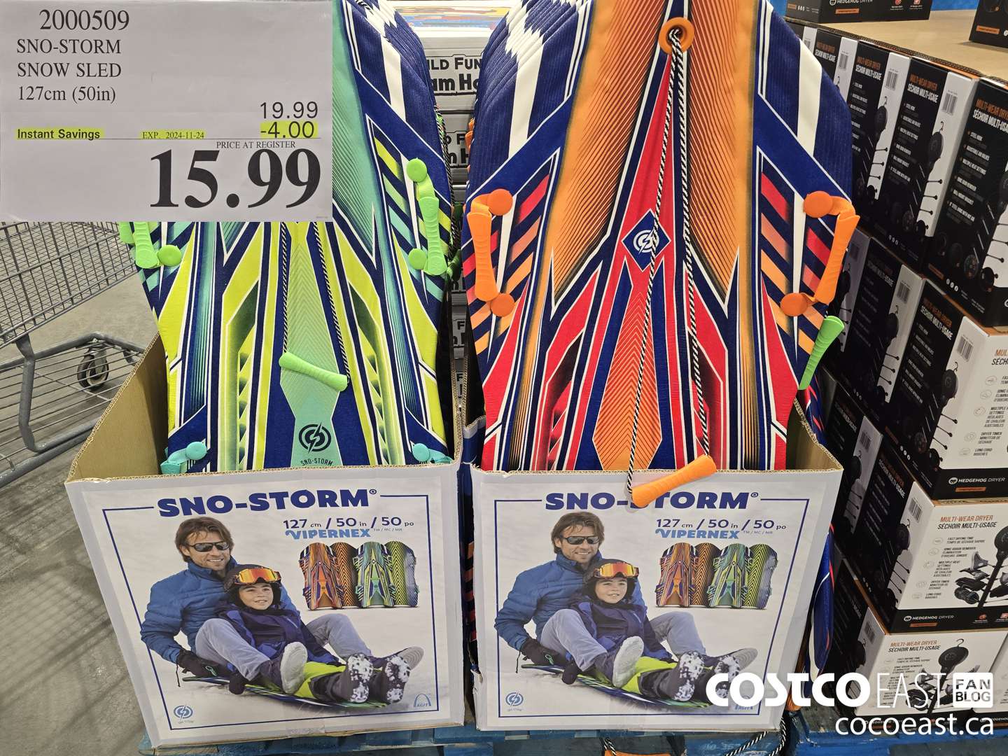 2000509 SNO-STORM SNOW SLED 127 (50IN) ($4.00 INSTANT SAVINGS EXPIRES ON 2024-11-24) $15.99