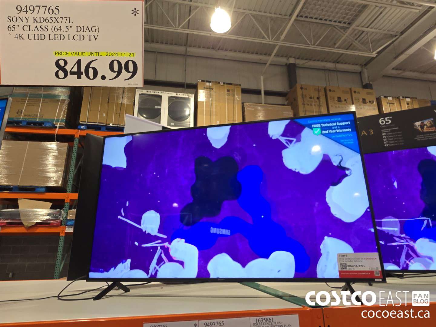 9497765 SONY KD65X77L 65