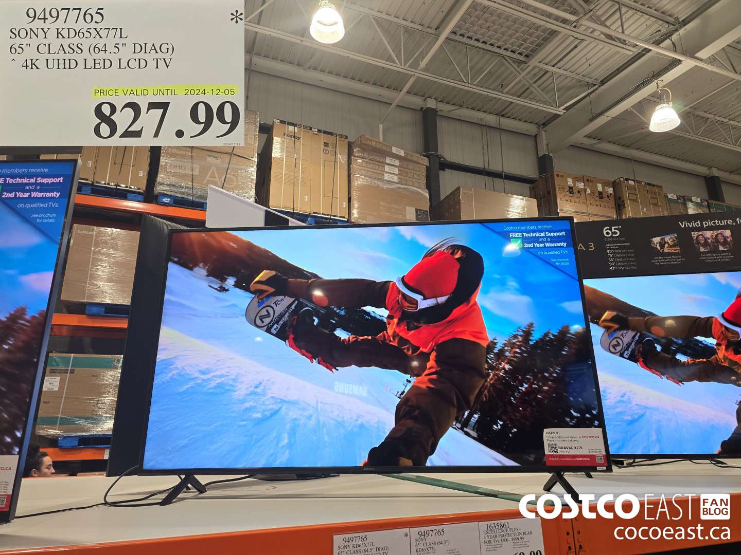 9497765 SONY KD65X77L 65