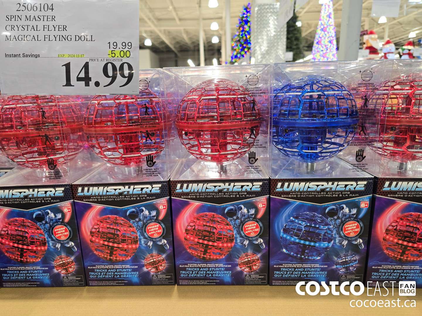 2506104 SPIN MASTER CRYSTAL FLYER MAGICAL FLYING DOLL ($5.00 INSTANT SAVINGS EXPIRES ON 2024-11-17) $14.99