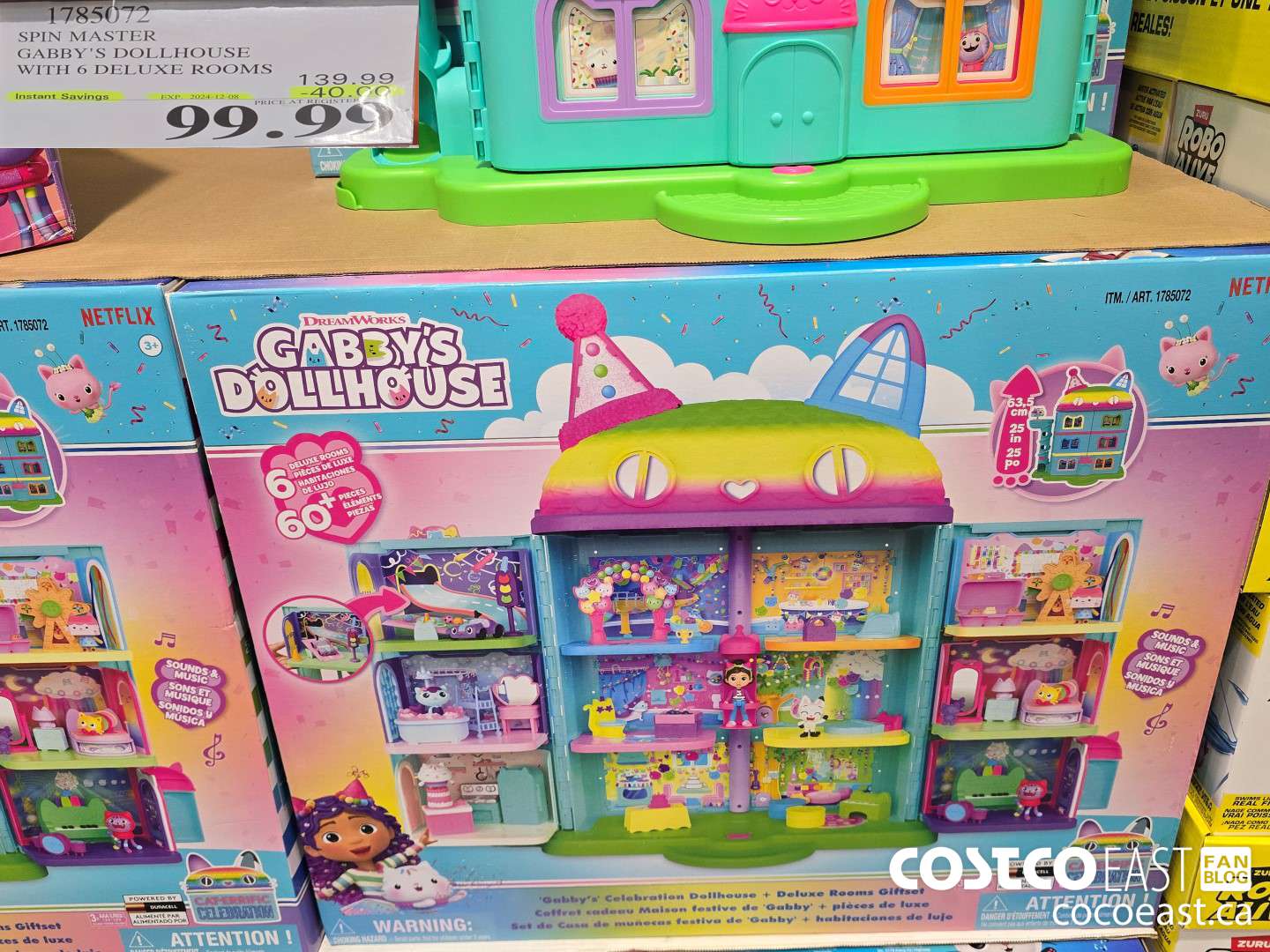 1785072 SPIN MASTER GABBY'S DOLLHOUSE WITH 6 DELUXE ROOMS ($40.00 INSTANT SAVINGS EXPIRES ON 2024-12-08) $99.99