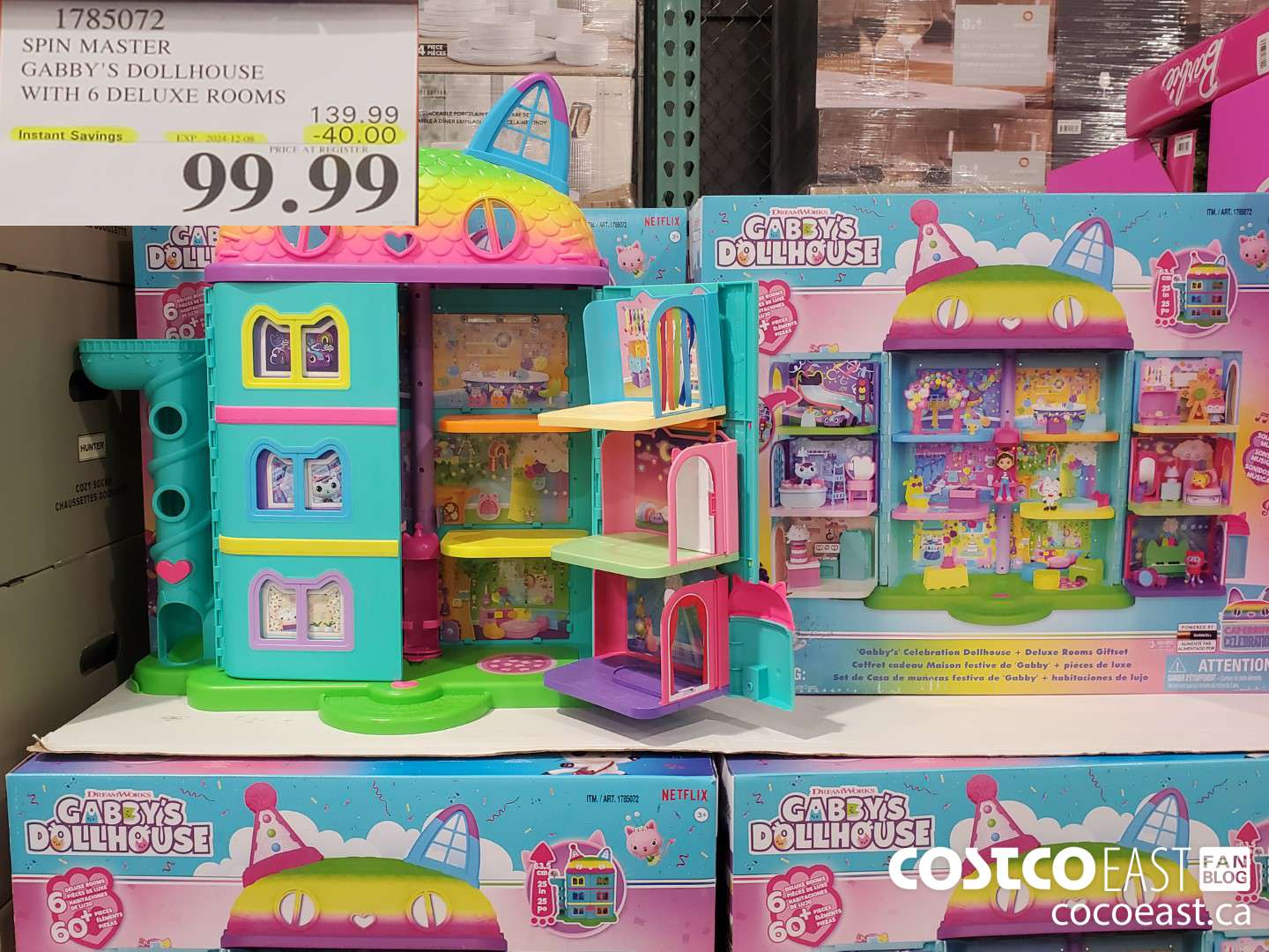 1785072 SPIN MASTER GABBY'S DOLLHOUSE WITH 6 DELUXE ROOMS ($40.00 INSTANT SAVINGS EXPIRES ON 2024-12-08) $99.99