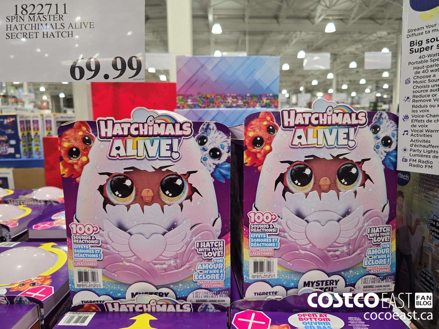 1822711 SPIN MASTER HATCHIMALS ALIVE SECRET HATCH $69.99