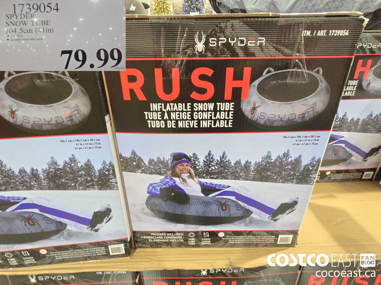 1739054 SPYDER SNOW TUBE 104.5 cm (41IN) $79.99