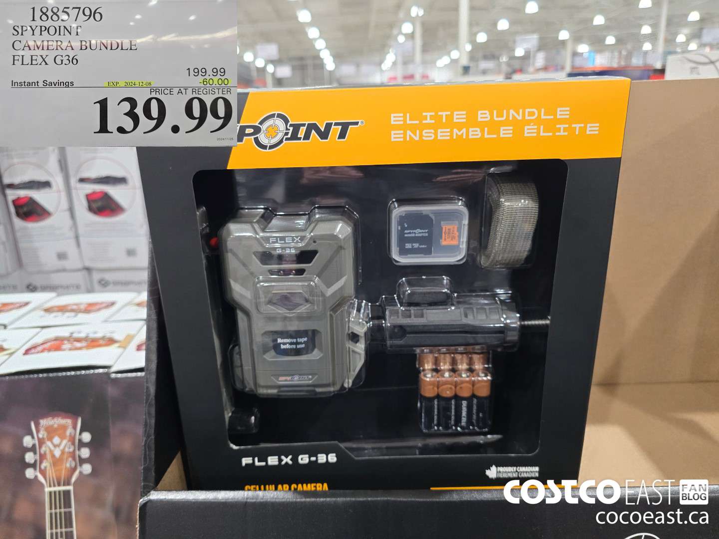 1885796 SPYPOINT CAMERA BUNDTE FLEX G36 ($60.00 INSTANT SAVINGS EXPIRES ON 2024-12-08) $139.99