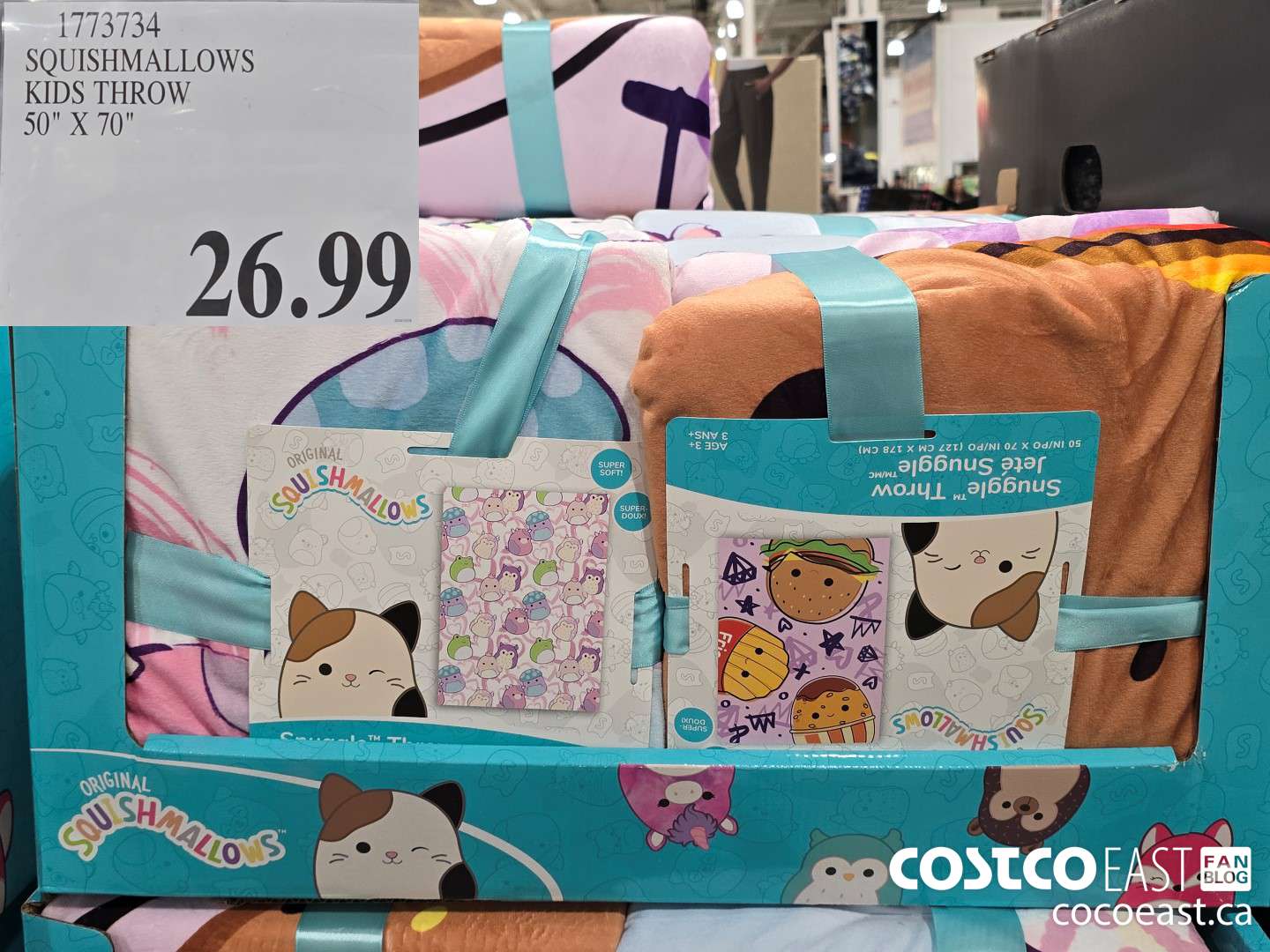 1773734 SQUISHMALLOWS KIDS THROW 50