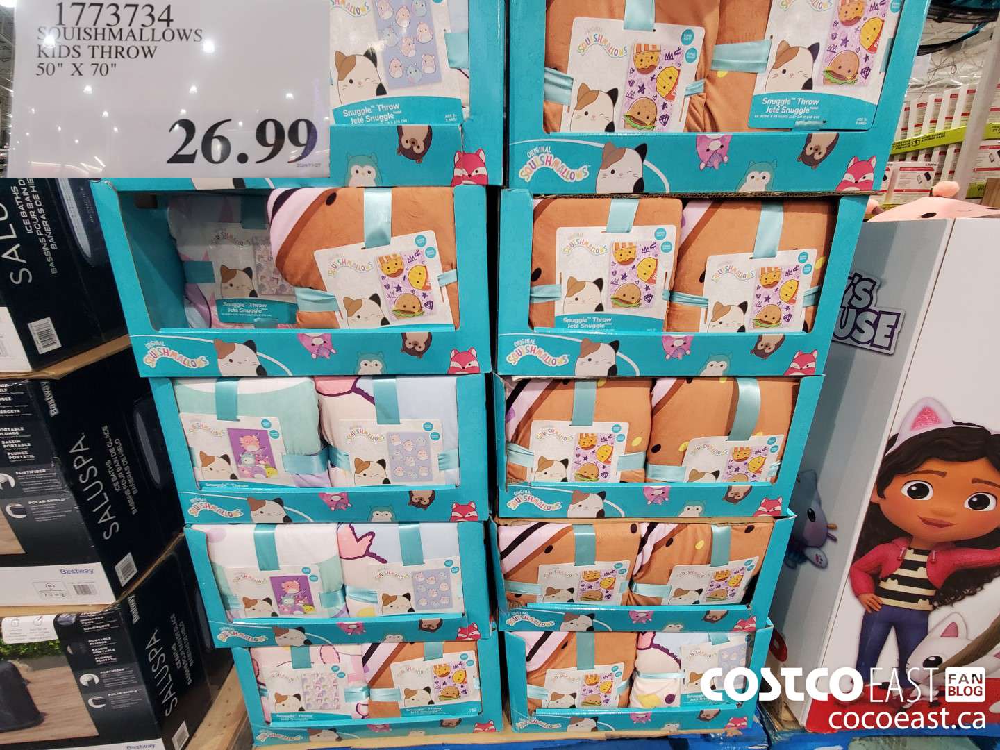 1773734 SQUISHMALLOWS KIDS THROW 50