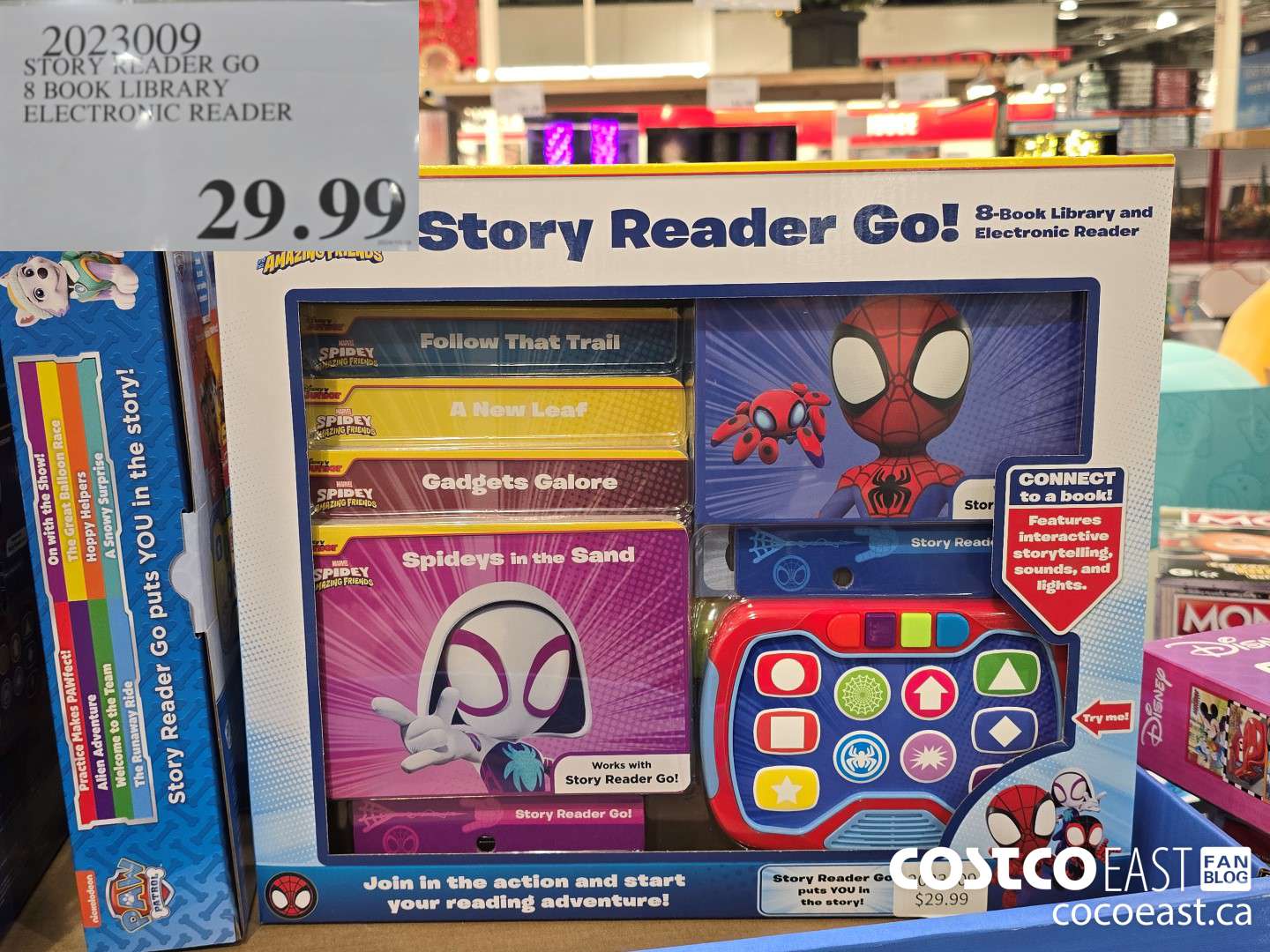 2023009 STORY READER GO 8 BOOK LIBRARY ELECTRONIC READER $29.99