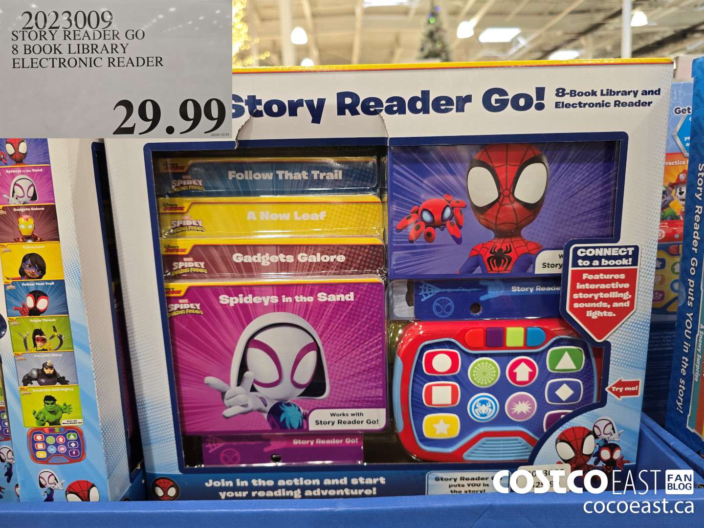 2023009 STORY READER GO 8 BOOK LIBRARY ELECTRONIC READER $29.99