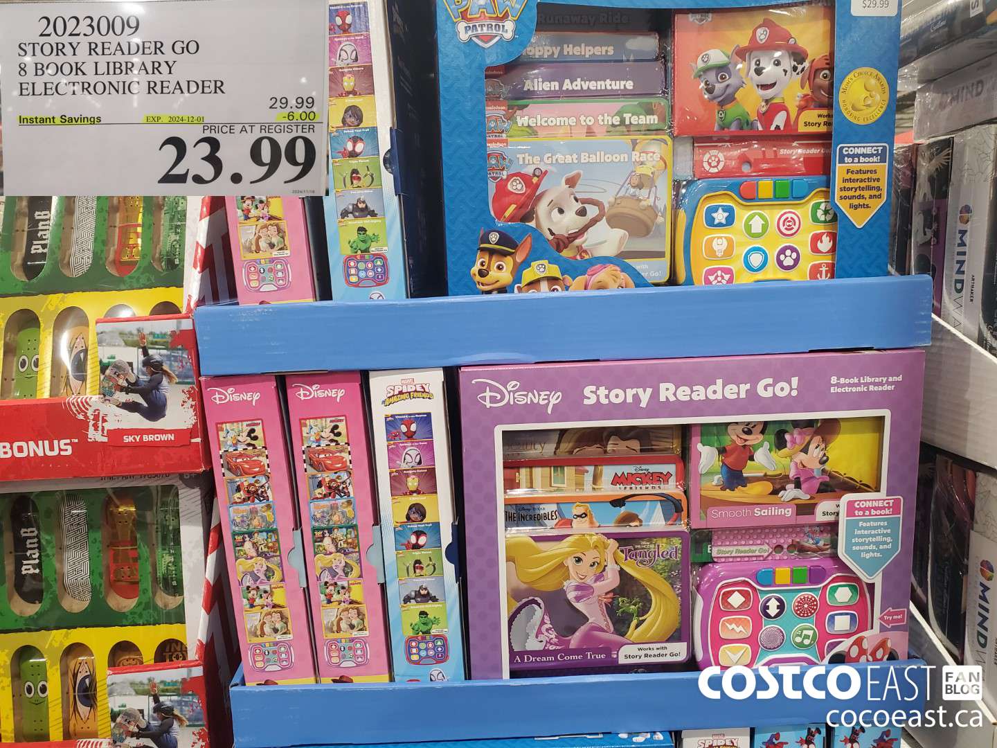 2023009 STORY READER GO 8 BOOK LIBRARY ELECTRONIC READER ($6.00 INSTANT SAVINGS EXPIRES ON 2024-12-01) $23.99