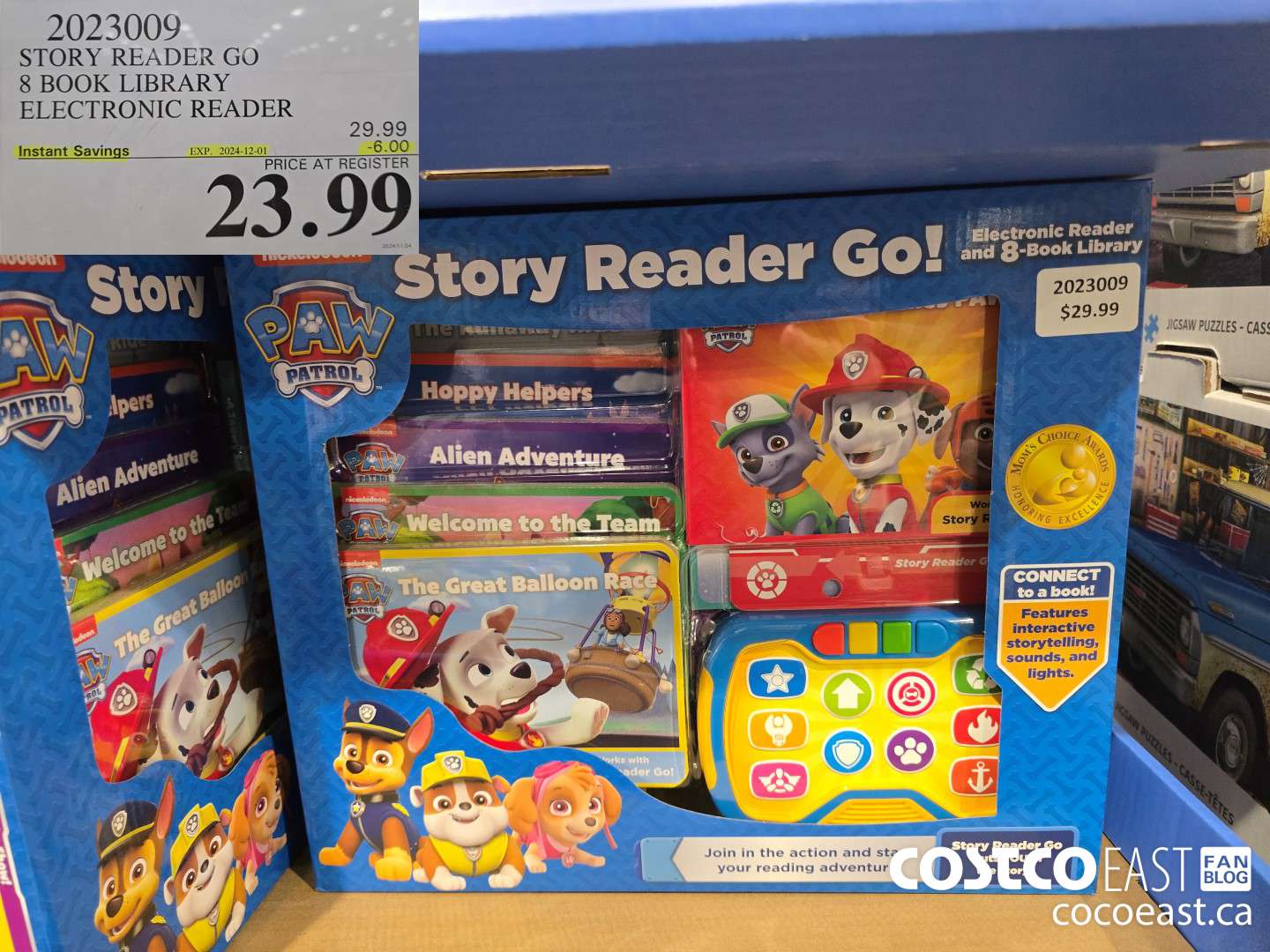 2023009 STORY READER GO 8 BOOK LIBRARY ELECTRONIC READER ($6.00 INSTANT SAVINGS EXPIRES ON 2024-12-01) $23.99