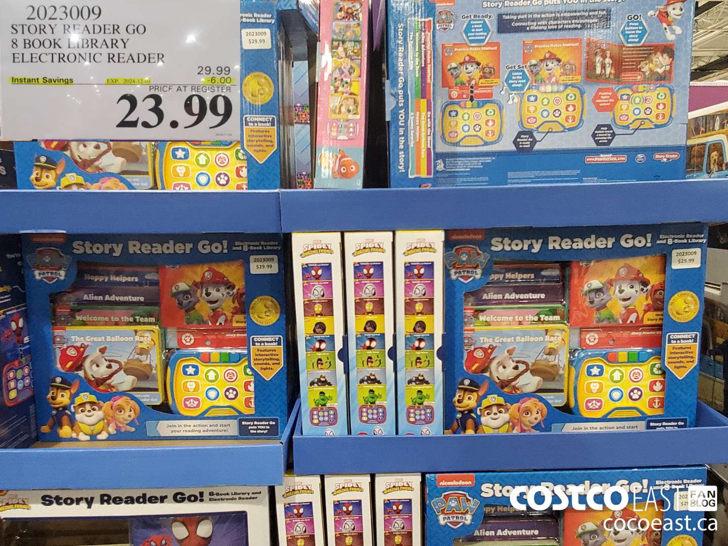 2023009 STORY READER GO 8 BOOK LIBRARY ELECTRONIC READER ($6.00 INSTANT SAVINGS EXPIRES ON 2024-12-01) $23.99