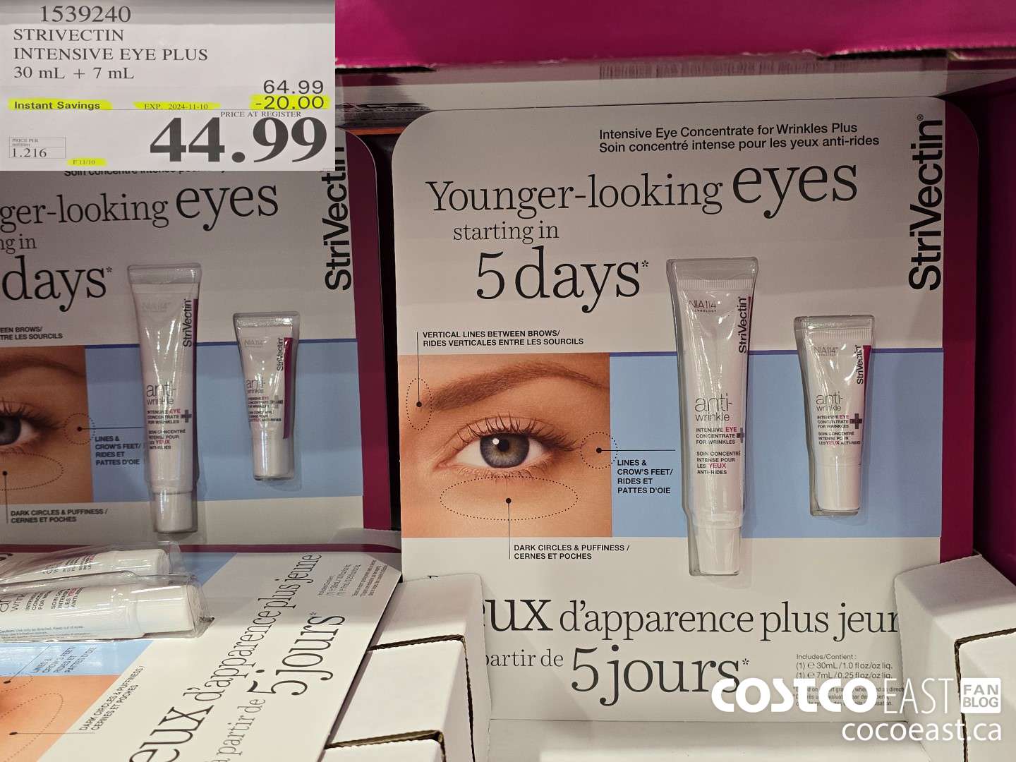 1539240 STRIVECTIN INTENSIVE EYE PLUS 30 mL + 7 mL ($20.00 INSTANT SAVINGS EXPIRES ON 2024-11-10) $44.99