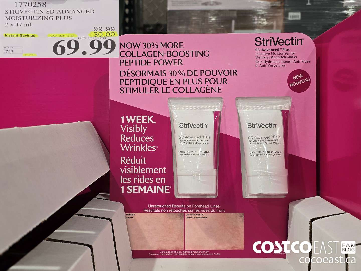 1770258 STRIVECTIN SD ADVANCED MOISTURIZING PLUS 2 x 47 mL ($30.00 INSTANT SAVINGS EXPIRES ON 2024-11-10) $69.99