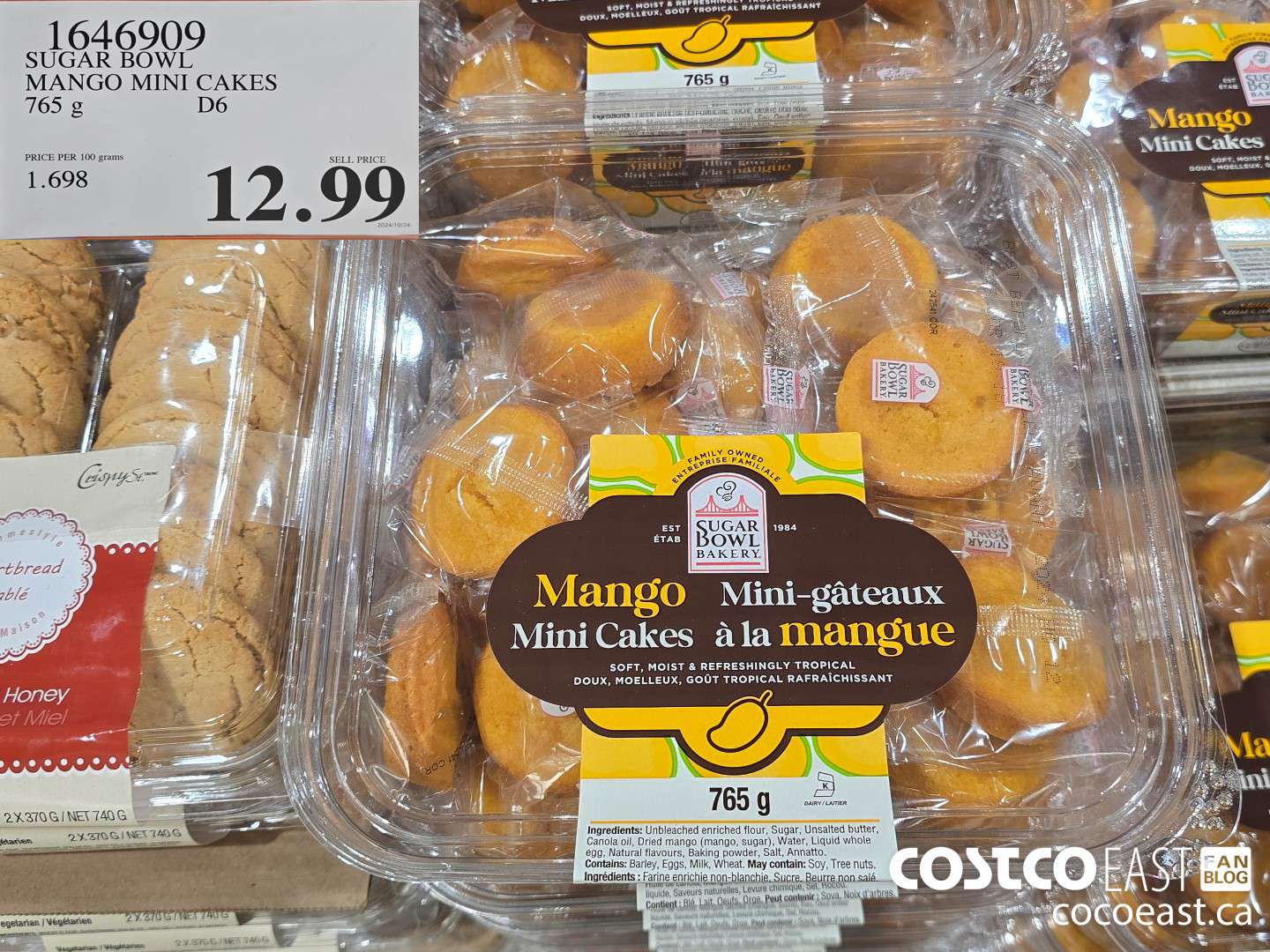 1646909 SUGAR BOWL MANGO MINI CAKES 765 g $12.99