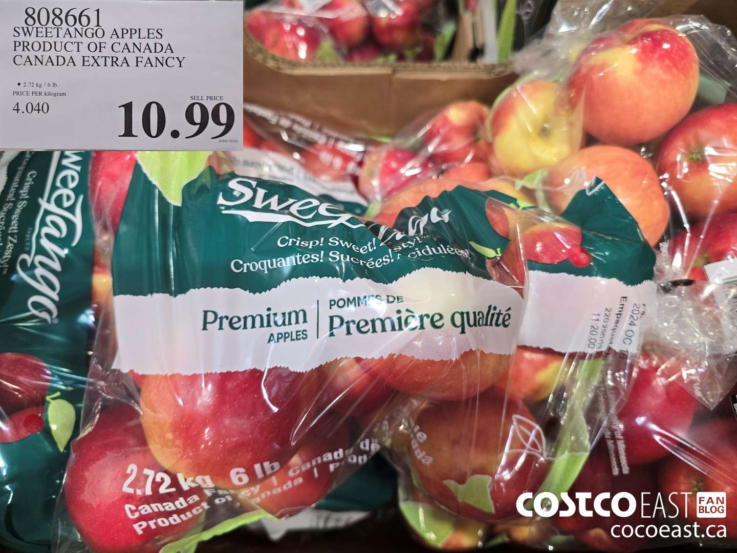 808661 SWEETANGO APPLES PRODUCT OF CANADA CANADA EXTRA FANCY $10.99