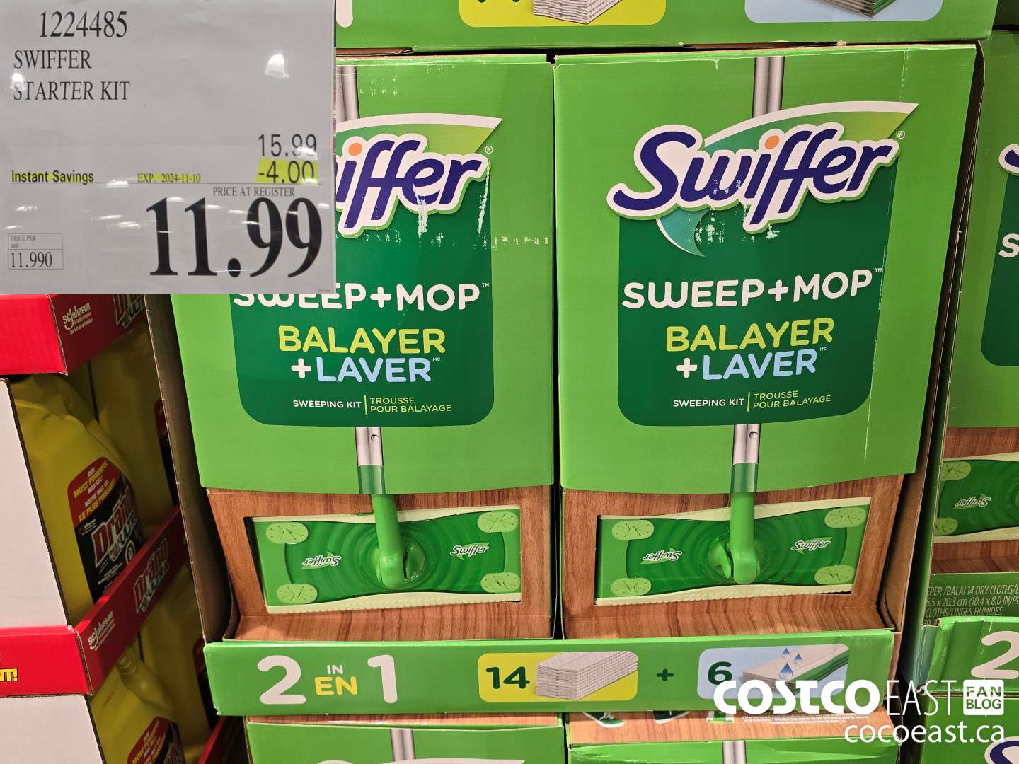 1224485 SWIFFER STARTER KIT ($4.00 INSTANT SAVINGS EXPIRES ON 2024-11-10) $11.99