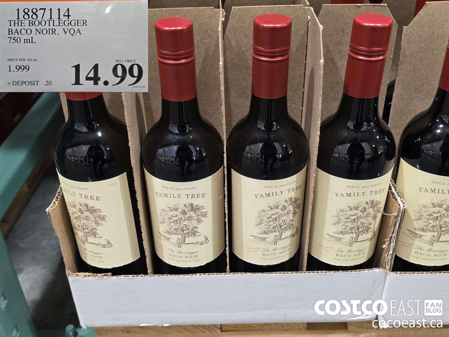 1887114 THE BOOTLEGGER BACO NOIR, VQA 750 ML $14.99