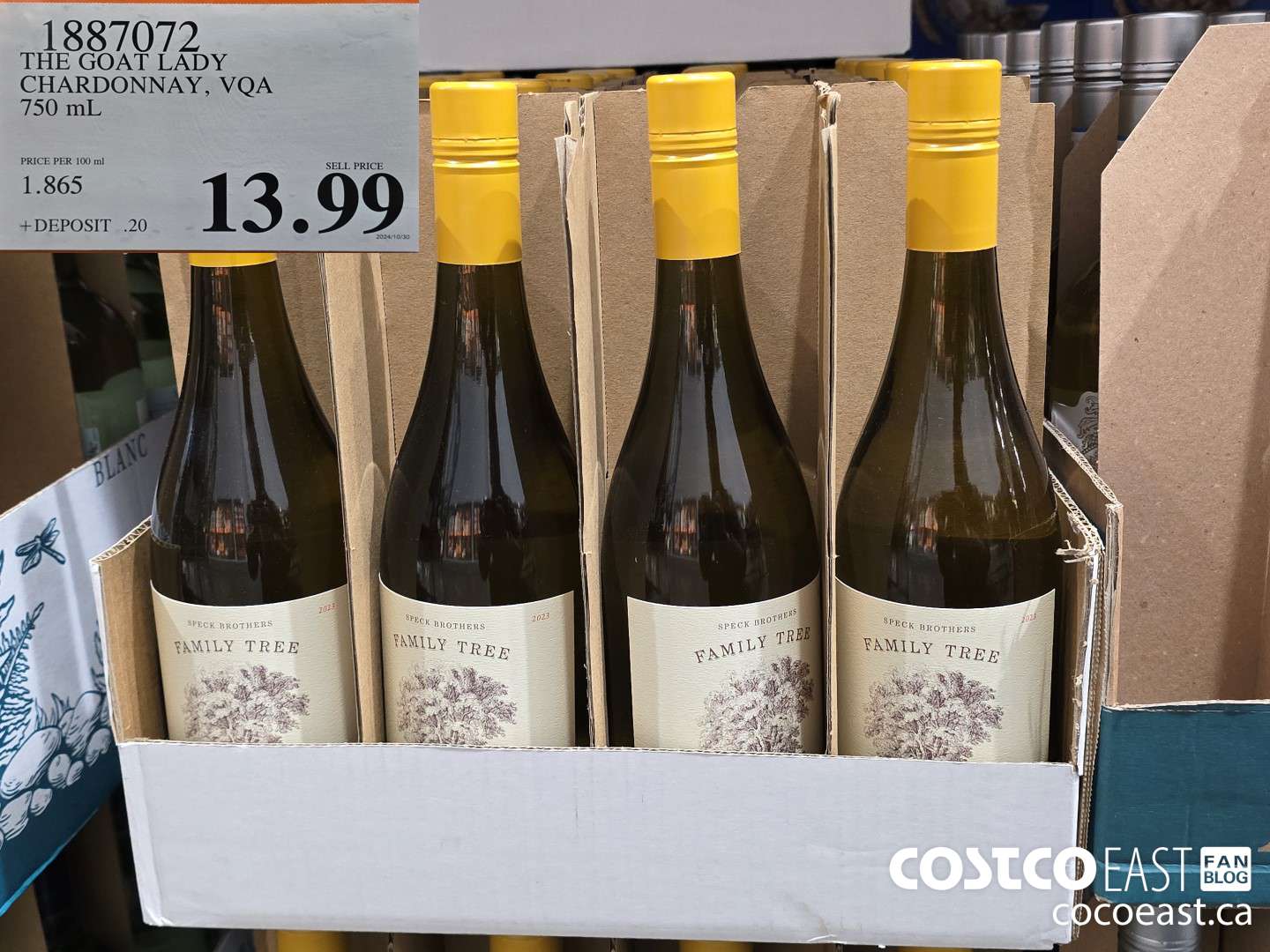 1887072 THE GOAT LADY CHARDONNAY, VQA 750 ML $13.99