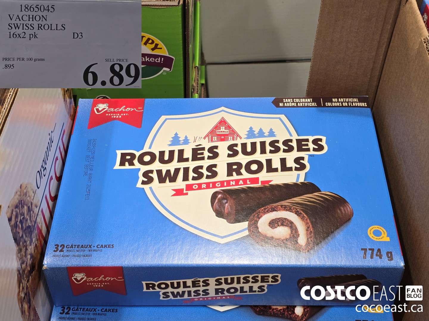 1865045 VACHON SWISS ROLLS 16x2 pk D3 $6.89