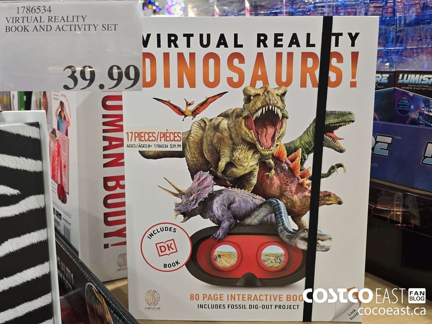 1786534 VIRTUAL REALITY BOOK AND ACTIVITY SET $39.99