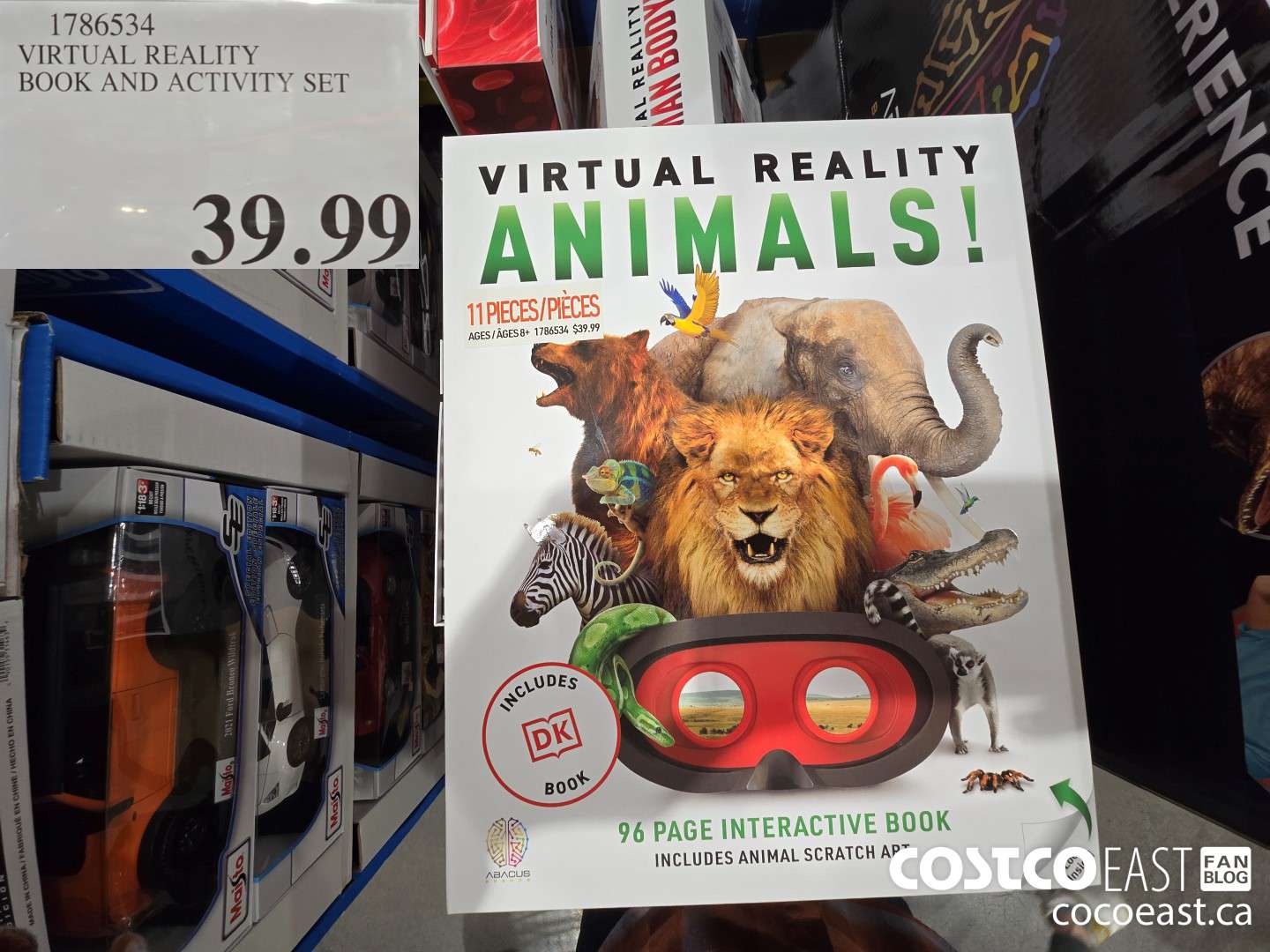 1786534 VIRTUAL REALITY BOOK AND ACTIVITY SET $39.99