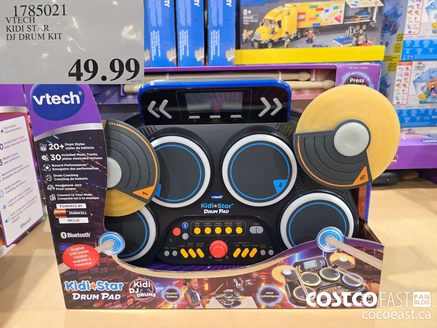 1785021 VTECH KIDI SUPERSTAR DJ DRUM KIT $49.99