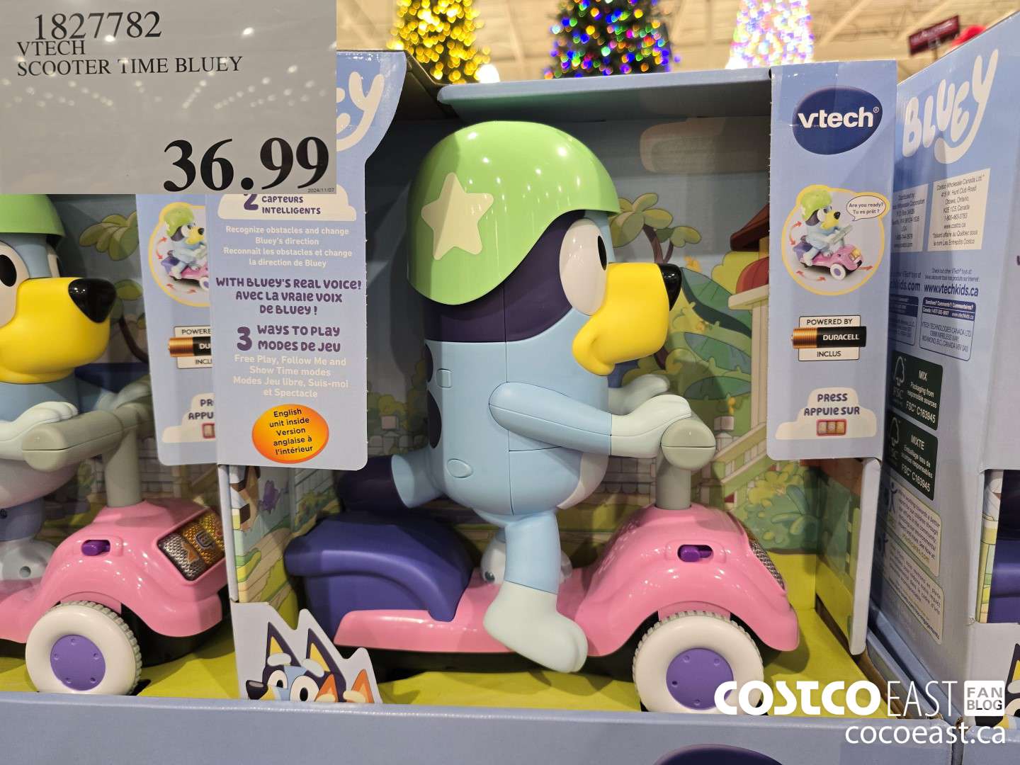 1827782 VTECH SCOOTER TIME BLUEY ENGLISH VERSION $36.99