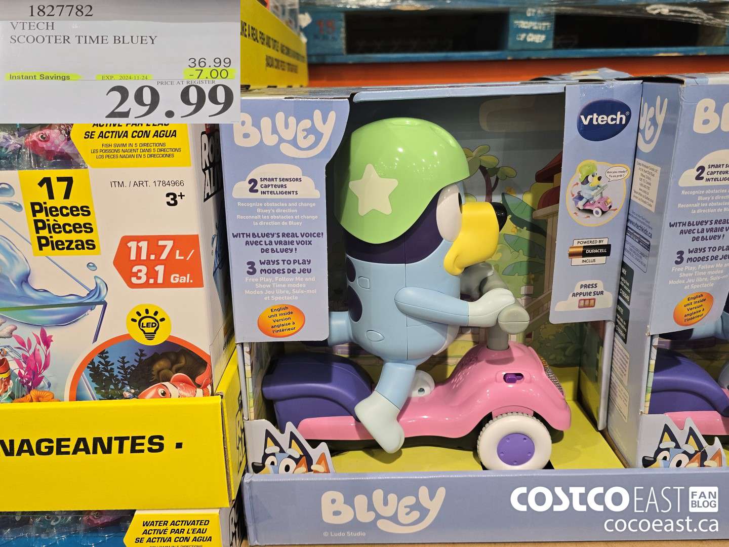 1827782 VTECH SCOOTER TIME BLUEY  ($7.00 INSTANT SAVINGS EXPIRES ON 2024-11-24) $29.99